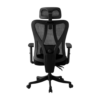 Chaise  De Direction Marko Avec Accoudoirs & Repose Tête-Noir – Image 4