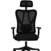 Chaise  De Direction Marko Avec Accoudoirs & Repose Tête-Noir – Image 8