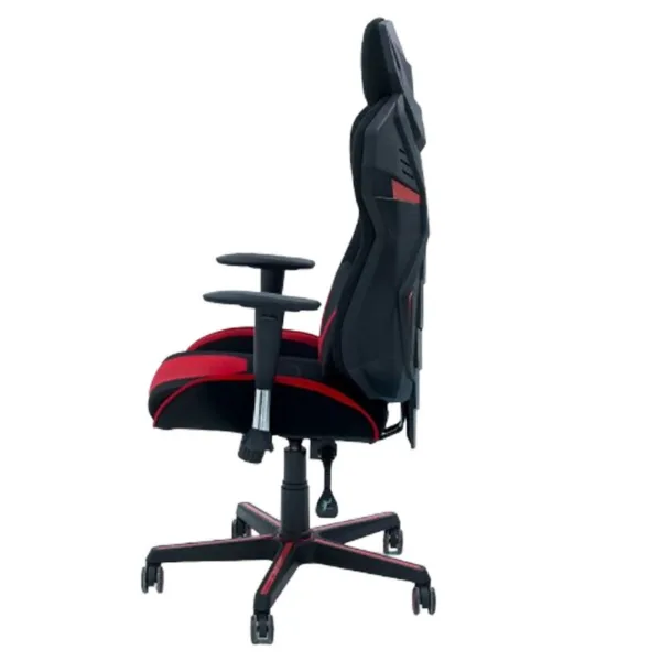 Chaise Gaming ROCKET Rouge – Inclinable 180° avec Coussins Ergonomiques – Image 3
